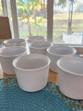 Ikea Ramekins Small Baking Dish White 3.5” Custard Soufflé Portugal